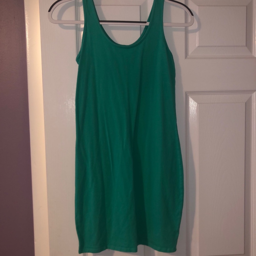 Mossimo XS teal bodycon dress